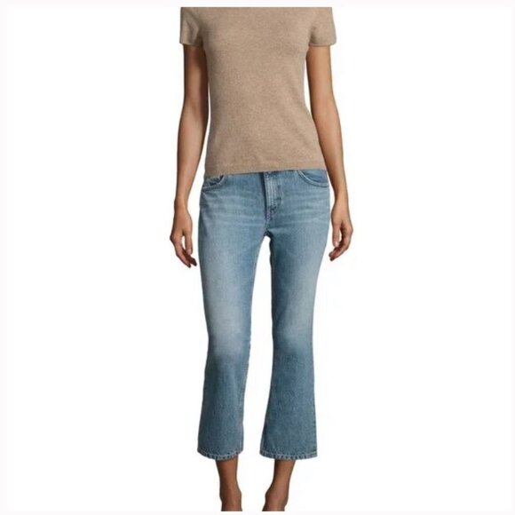 IRO Fitte Freya Cropped Flare Denim Jeans - Picture 14 of 14